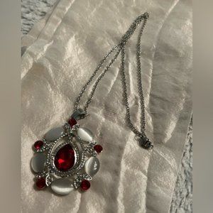 Red Decorative Necklace Decorative Necklace